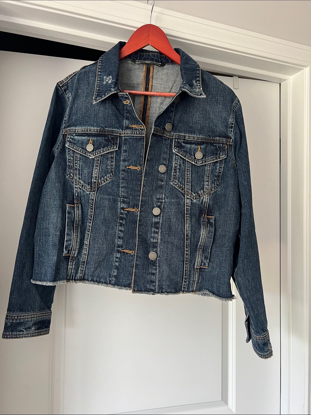 Classic Women's Denim Jacket - Blue